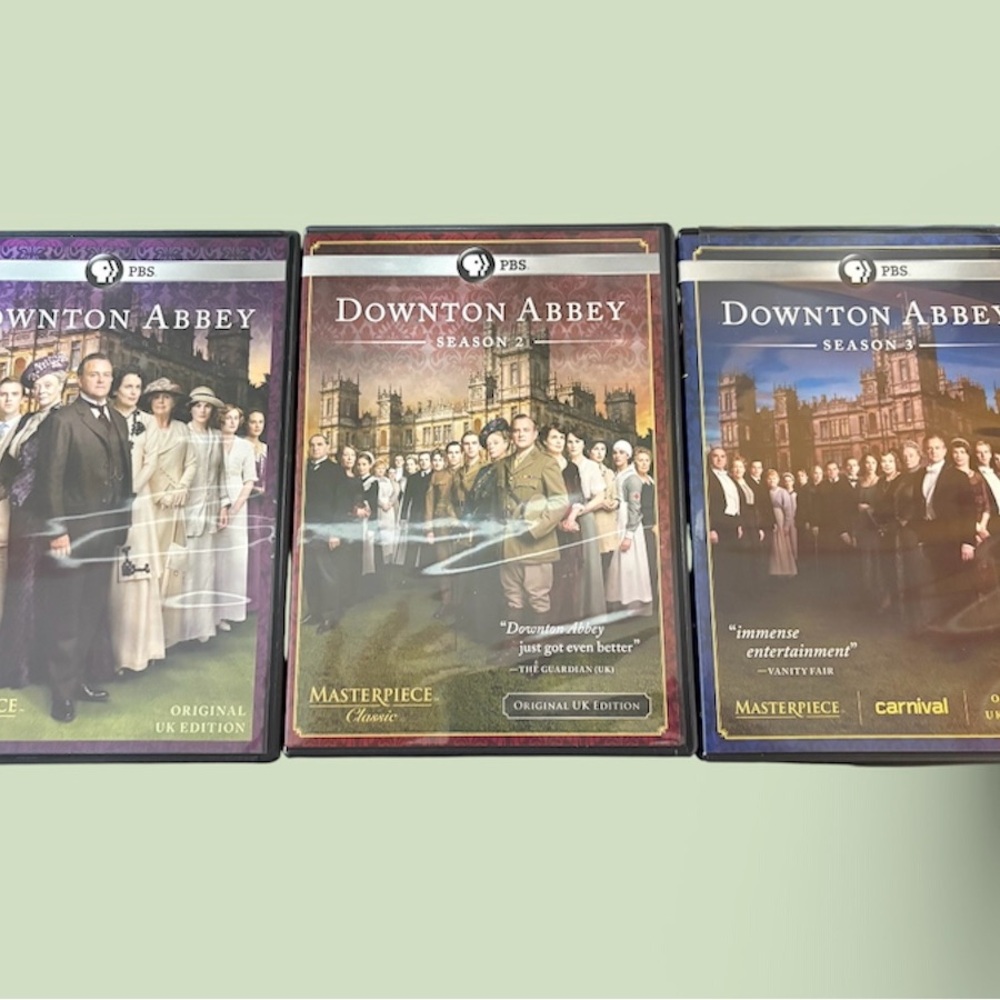 Downton Abbey Seasons 1-6 DVD Collection and a Downton Abbey Book